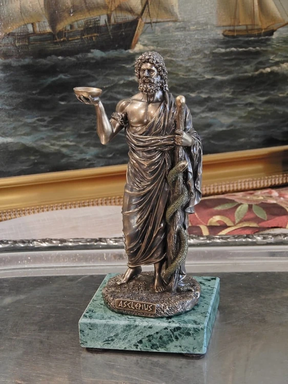 figurka Asklepios prezent lekarzowi