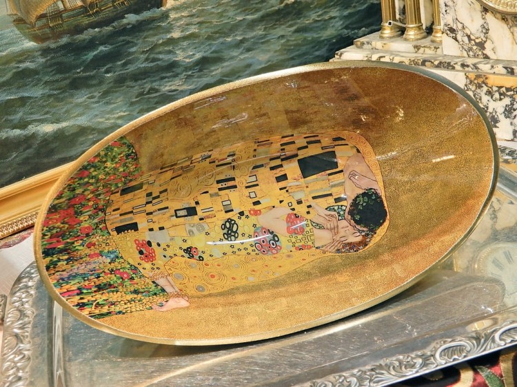 pocałunek G. Klimt misa stołowa