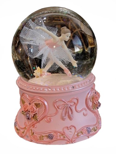 Piękna kula z tańczącą baletnicą