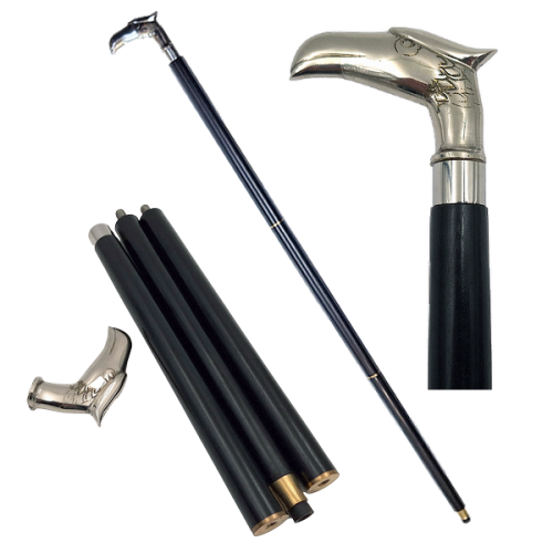 laska z głową orła na deptak w sanatorium