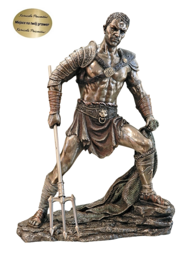 Rzymski gladiator sieciarz Retiarius