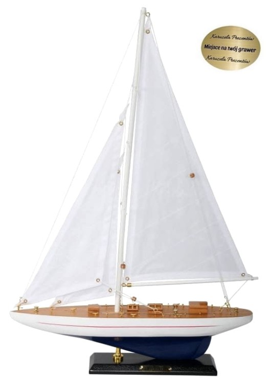 stylowy model jachtu Enterprise