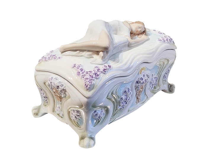 secesyjna porcelana dekoracyjna