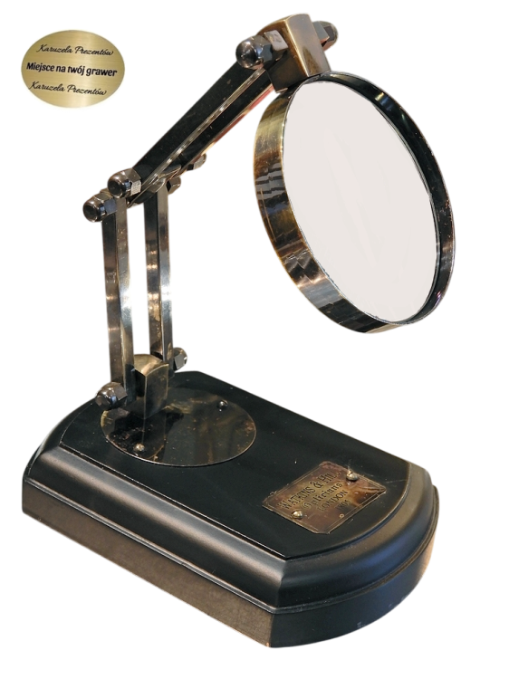 Stylowa lupa na stelażu