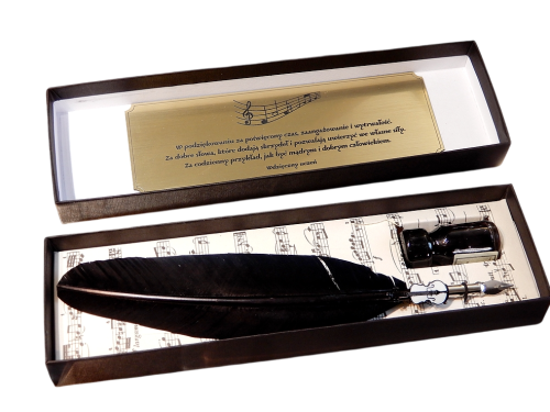 Elegancki zestaw z motywem skrzypiec – wyjątkowy podarunek dla nauczyciela lub muzyka