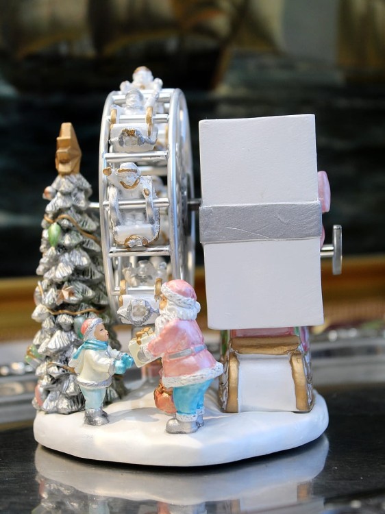 Pozytywka Karuzela Diabelski Młyn z choinką dla dziecka, kolekcjonera i rodziny