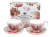 Kwiatowy komplet porcelany na Dzień Kobiet i każdą okazję