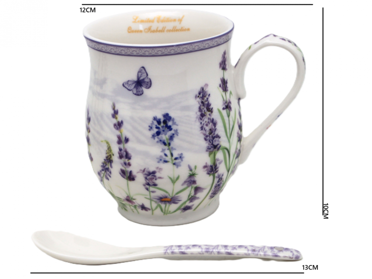 Porcelanowy komplet Lawenda na prezent ślubny