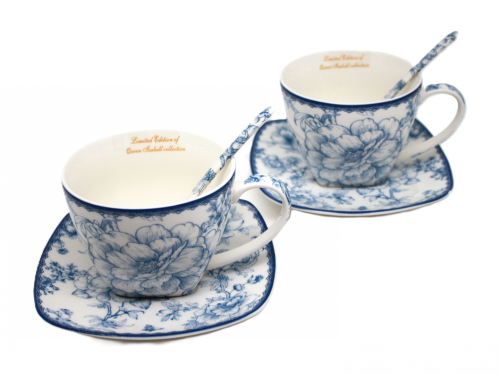 Elegancka porcelana z kobaltowym wzorem - klasyka na prezent dla nauczyciela