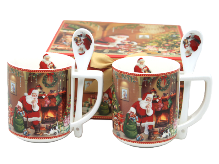 Zestaw z łyżeczkami; dla pary; na Mikołajki i Secret Santa