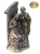 Figurka Świętej Rodziny Veronese w stajence, elegancka ozdoba do domu lub kościoła