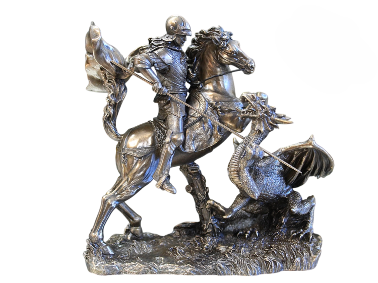 Figurka--sw.-Jerzy-pokonujacy-smoka,-elegancki-prezent-dla-ksiedza.png