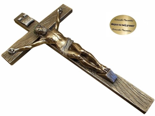 Krzyż, krucyfiks do powieszenia, na prezent dla księdza