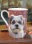 Elegancki kubek bone china dla miłośniczki małych psów