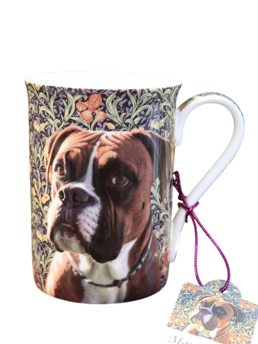 Kubek porcelanowy z psem rasy Bokser 350 ml dla właściciela rasy