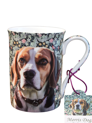 Kubek porcelanowy z psem rasy Beagle 350 ml dla właściciela rasy