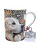 Śliczny kubek porcelanowy z łagodnym golden retrieverem, upominek dla hodowcy