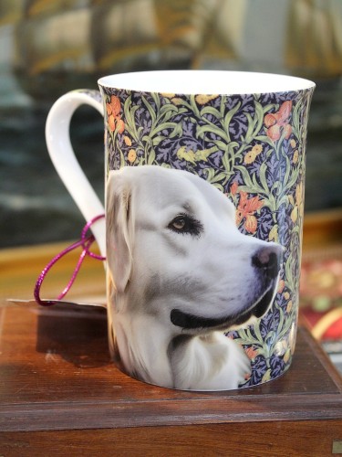 Kubek porcelanowy z Golden Retrieverem 350 ml idealny prezent dla właściciela rasy