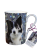 Kubek porcelanowy z Border Collie 350 ml prezent dla właściciela rasy