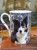 Elegancki kubek bone china z inteligentnym Border Collie do biura