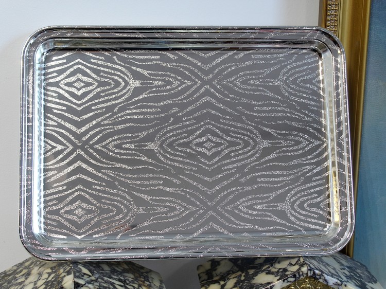 Elegancka taca dla cioci do salonu jadalni lub gabinetu