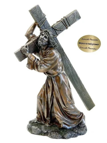 Jezus niosący krzyż figurka veronese