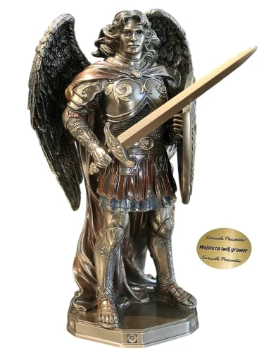 Figurka Archanioła Michała Veronese dla policjanta do biura i gabinetu