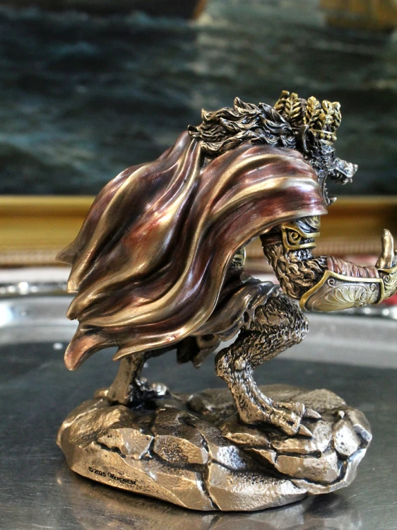 Likaon wilkołak z mitologii greckiej, efektowna figurka do gabinetu, kolekcji lub pokoju fana fantasy.