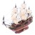 Model żaglowca HMS Prince 94 cm z rozbudowanym takielunkiem, żaglami i detalami pokładu