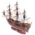 Duży model żaglowca HMS Prince 94 cm na drewnianej podstawie, gotowy do ekspozycji