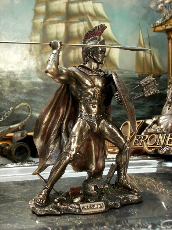 Veronese figurka Leonidas króla Sparty
