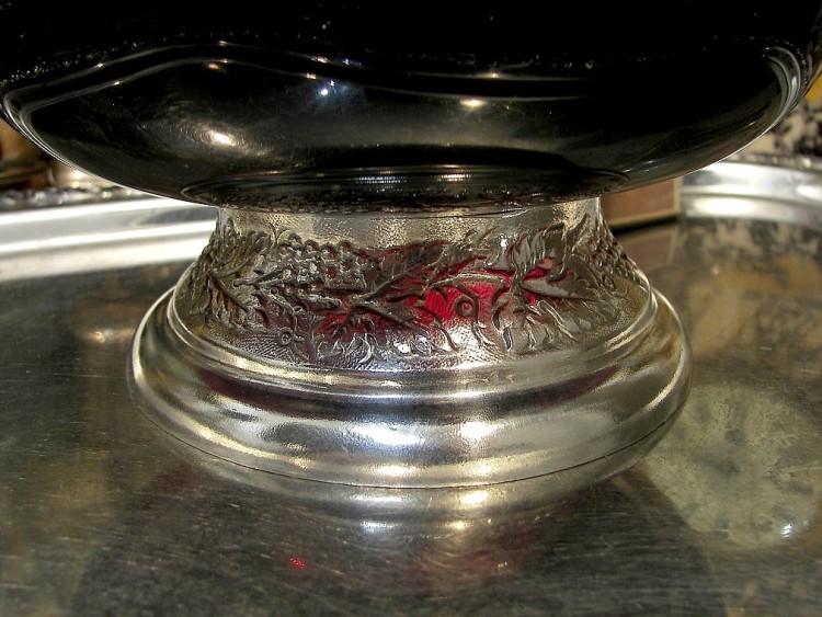 karafka, dzbanek, szkło, flakon, butla, gąsiorek, gąsior, butelka, karafka ozdobna, ozdoby z cyny, pomysły na prezenty, oryginalne prezenty, (14).JPG