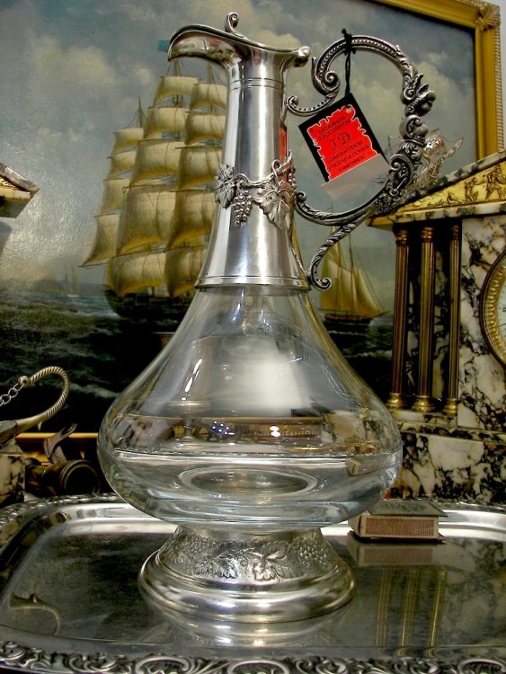 Ekskluzywna karafka na wino okuta cyną