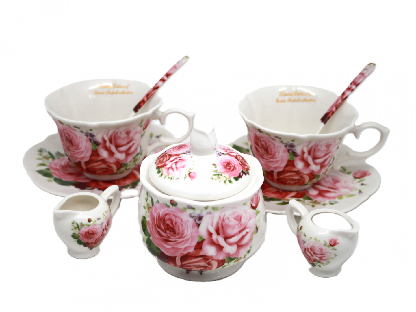 Biała porcelana z kwiatami elegancki upominek na dzień matki